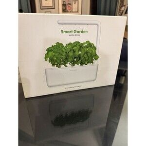 Click & Grow Smart Garden 3 Indoor Herb Kit, LED Light, Auto Water, White